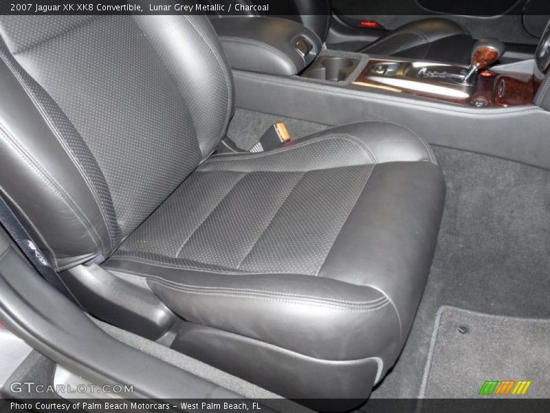 Lunar Grey Metallic / Charcoal 2007 Jaguar XK XK8 Convertible