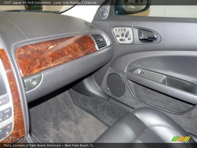 Lunar Grey Metallic / Charcoal 2007 Jaguar XK XK8 Convertible