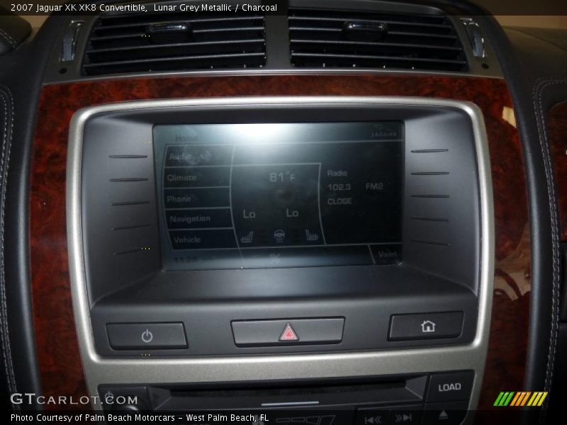 Lunar Grey Metallic / Charcoal 2007 Jaguar XK XK8 Convertible