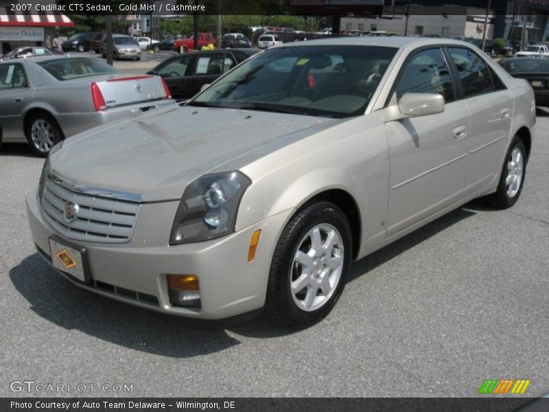 Gold Mist / Cashmere 2007 Cadillac CTS Sedan