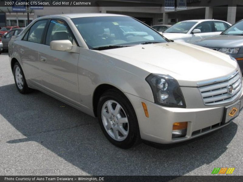 Gold Mist / Cashmere 2007 Cadillac CTS Sedan