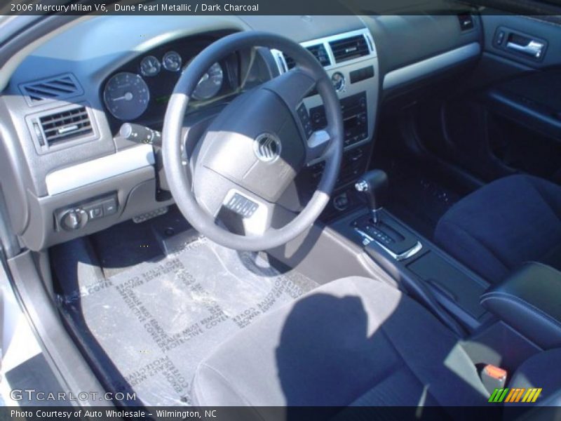 Dune Pearl Metallic / Dark Charcoal 2006 Mercury Milan V6