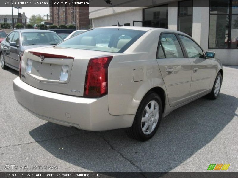 Gold Mist / Cashmere 2007 Cadillac CTS Sedan