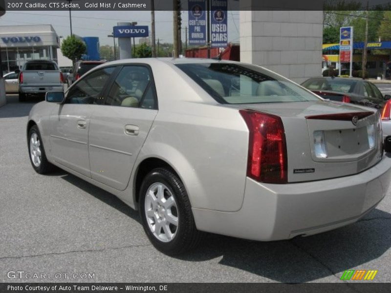 Gold Mist / Cashmere 2007 Cadillac CTS Sedan