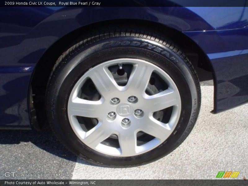 Royal Blue Pearl / Gray 2009 Honda Civic LX Coupe