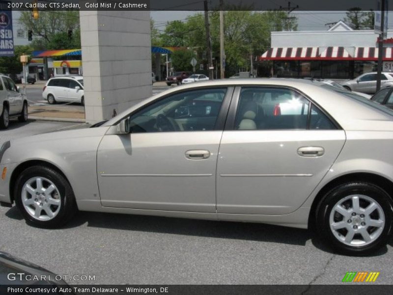 Gold Mist / Cashmere 2007 Cadillac CTS Sedan