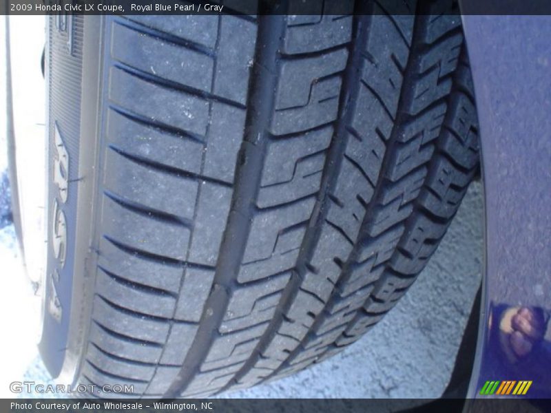 Royal Blue Pearl / Gray 2009 Honda Civic LX Coupe