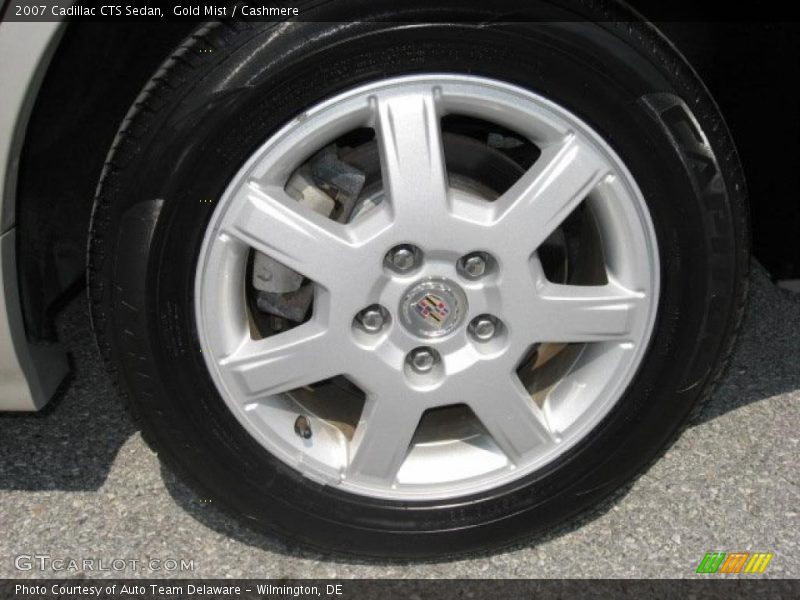 Gold Mist / Cashmere 2007 Cadillac CTS Sedan