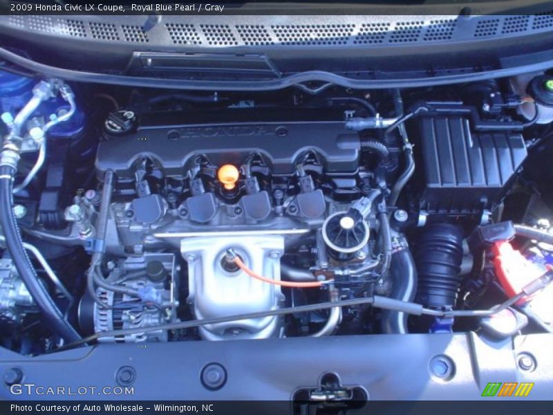 Royal Blue Pearl / Gray 2009 Honda Civic LX Coupe