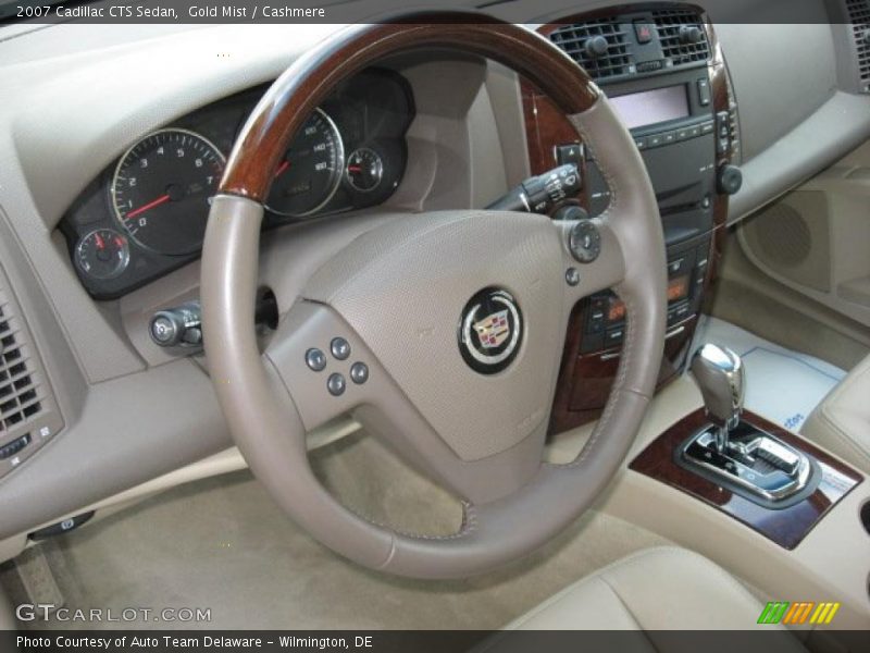 Gold Mist / Cashmere 2007 Cadillac CTS Sedan