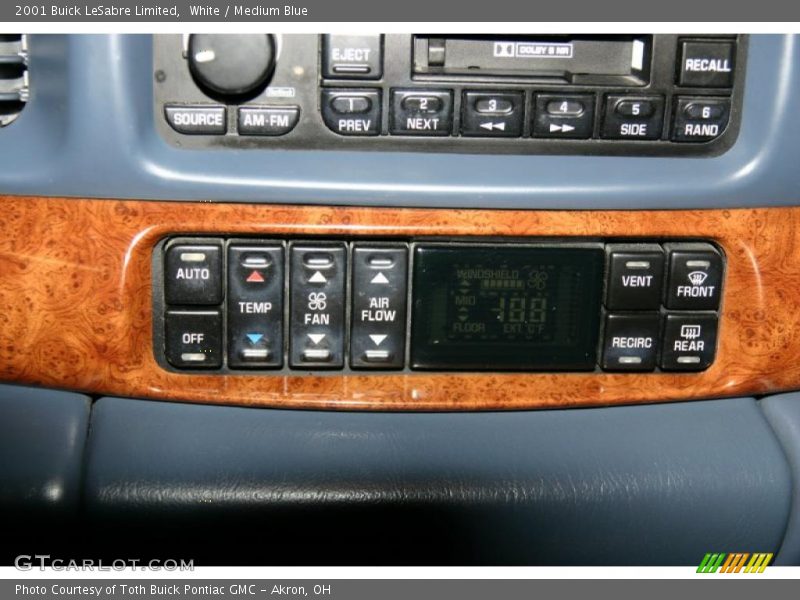 White / Medium Blue 2001 Buick LeSabre Limited