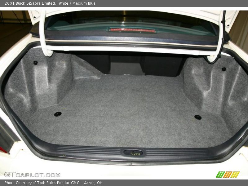 White / Medium Blue 2001 Buick LeSabre Limited