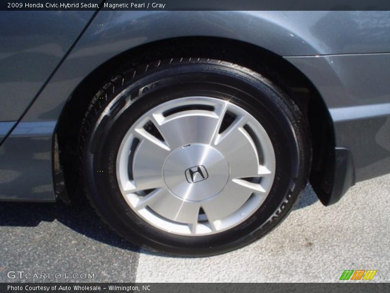 Magnetic Pearl / Gray 2009 Honda Civic Hybrid Sedan