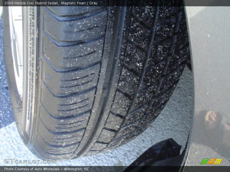 Magnetic Pearl / Gray 2009 Honda Civic Hybrid Sedan