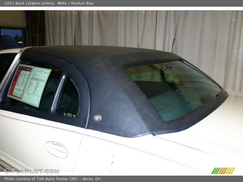 White / Medium Blue 2001 Buick LeSabre Limited
