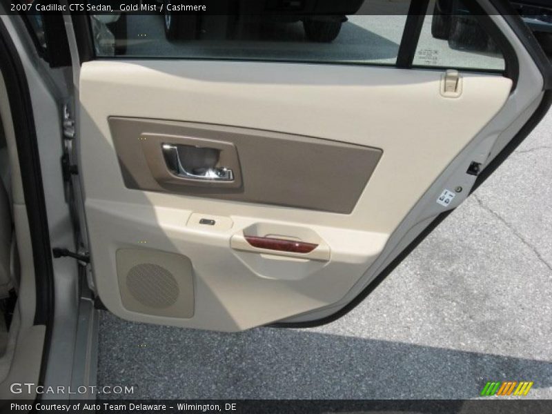 Gold Mist / Cashmere 2007 Cadillac CTS Sedan