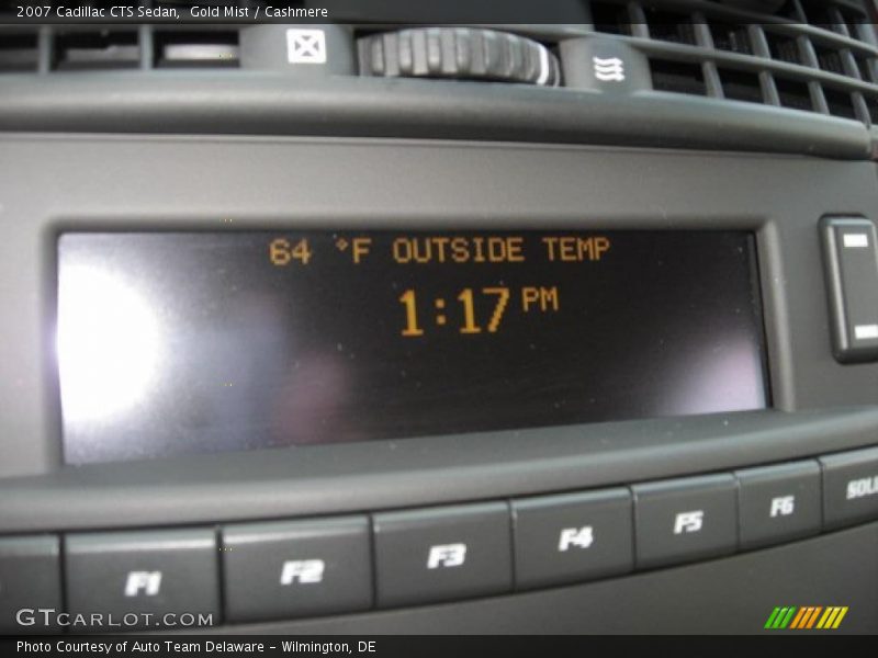 Gold Mist / Cashmere 2007 Cadillac CTS Sedan