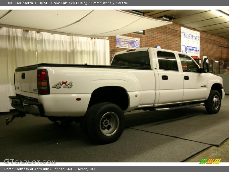 Summit White / Neutral 2006 GMC Sierra 3500 SLT Crew Cab 4x4 Dually