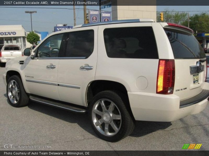 White Diamond / Ebony/Ebony 2007 Cadillac Escalade AWD