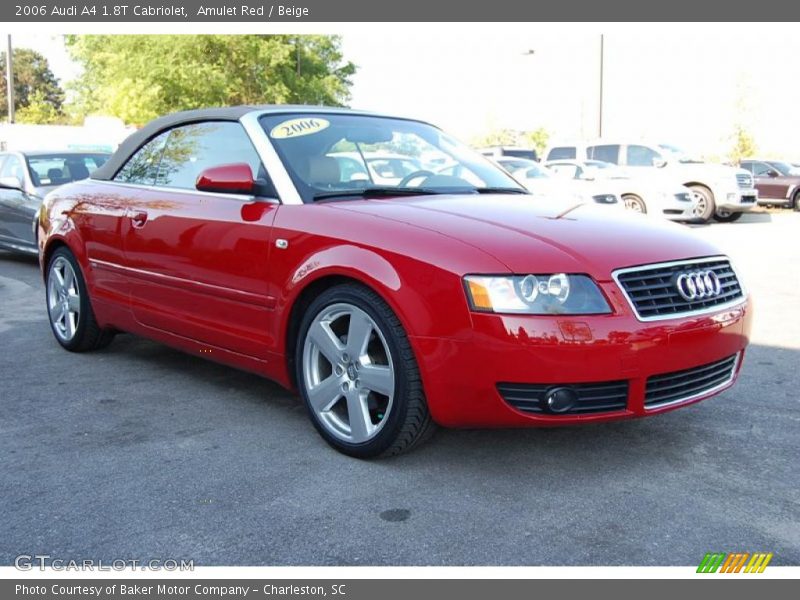 Amulet Red / Beige 2006 Audi A4 1.8T Cabriolet