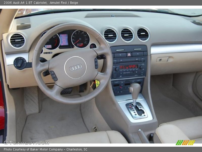 Amulet Red / Beige 2006 Audi A4 1.8T Cabriolet