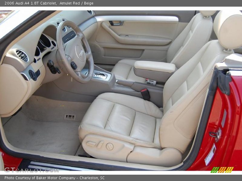 Amulet Red / Beige 2006 Audi A4 1.8T Cabriolet