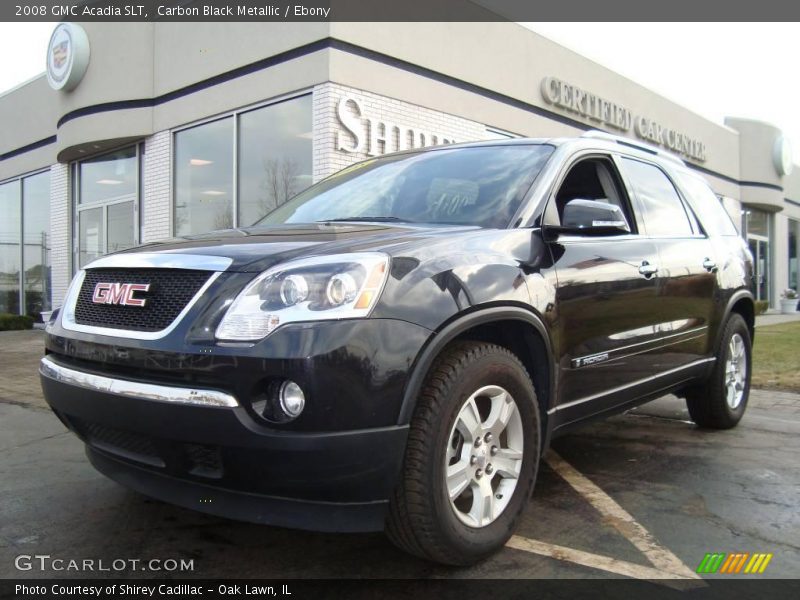Carbon Black Metallic / Ebony 2008 GMC Acadia SLT