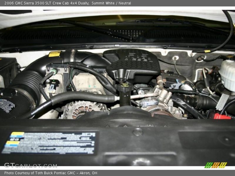 Summit White / Neutral 2006 GMC Sierra 3500 SLT Crew Cab 4x4 Dually