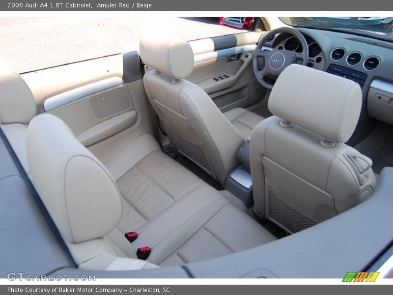 Amulet Red / Beige 2006 Audi A4 1.8T Cabriolet