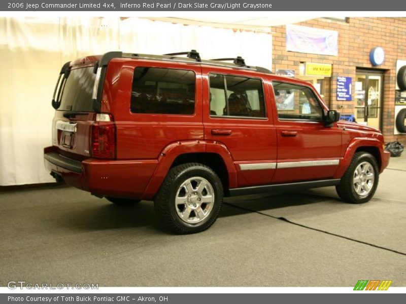 Inferno Red Pearl / Dark Slate Gray/Light Graystone 2006 Jeep Commander Limited 4x4