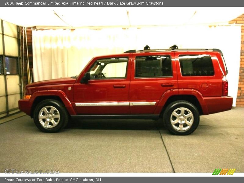 Inferno Red Pearl / Dark Slate Gray/Light Graystone 2006 Jeep Commander Limited 4x4