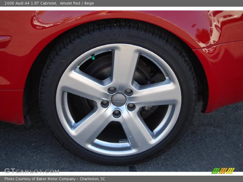 Amulet Red / Beige 2006 Audi A4 1.8T Cabriolet