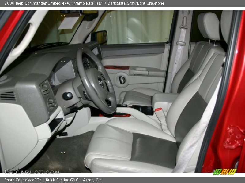Inferno Red Pearl / Dark Slate Gray/Light Graystone 2006 Jeep Commander Limited 4x4