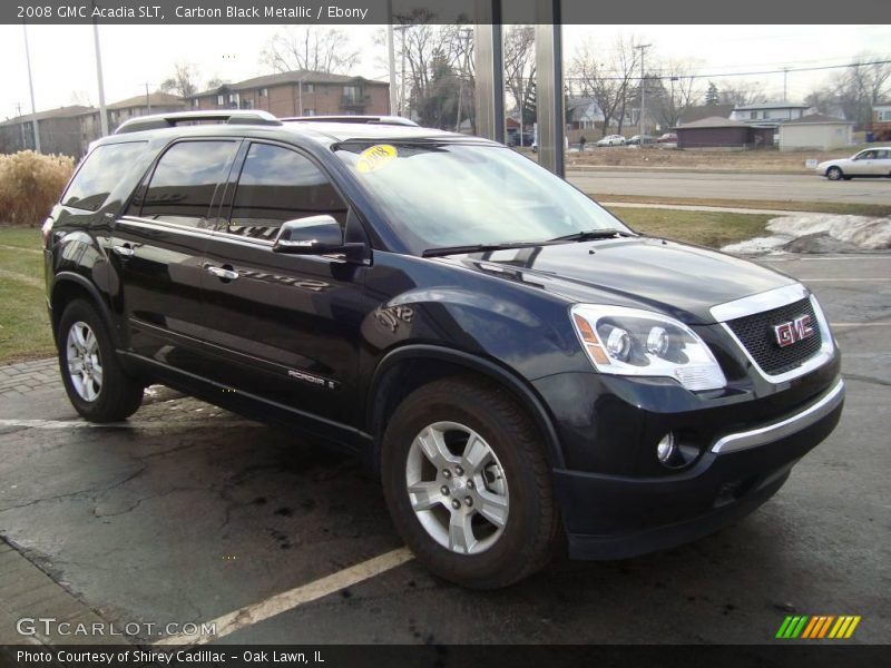 Carbon Black Metallic / Ebony 2008 GMC Acadia SLT