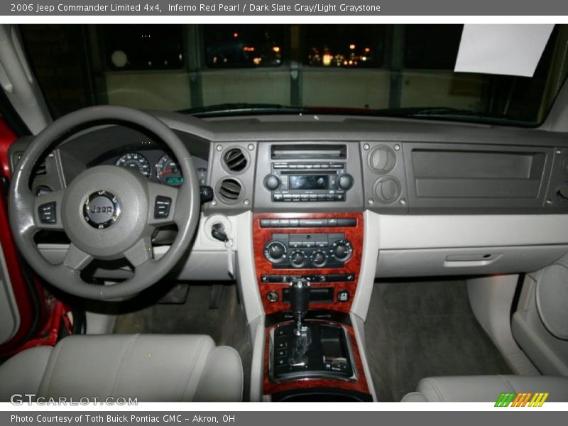 Inferno Red Pearl / Dark Slate Gray/Light Graystone 2006 Jeep Commander Limited 4x4