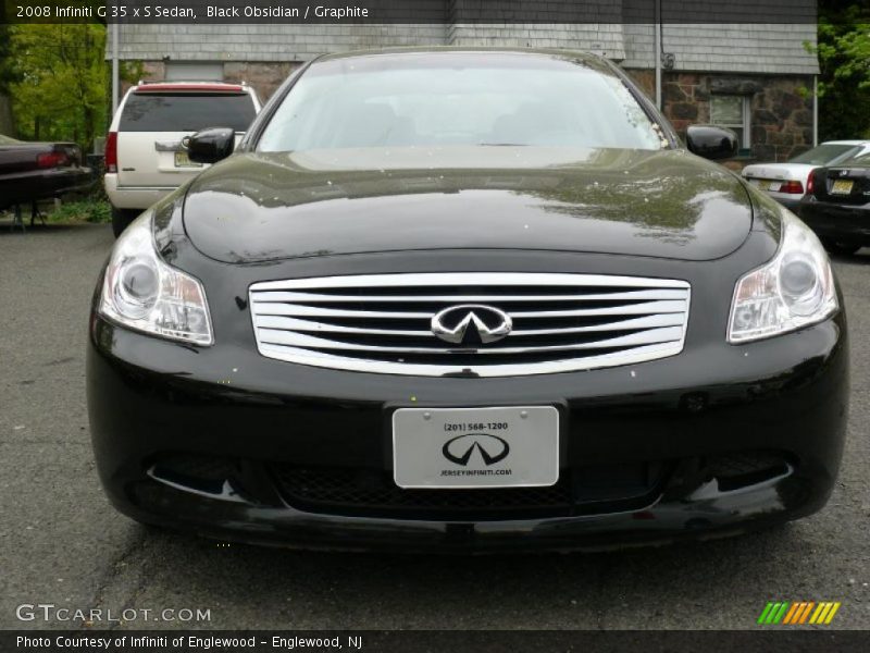 Black Obsidian / Graphite 2008 Infiniti G 35 x S Sedan