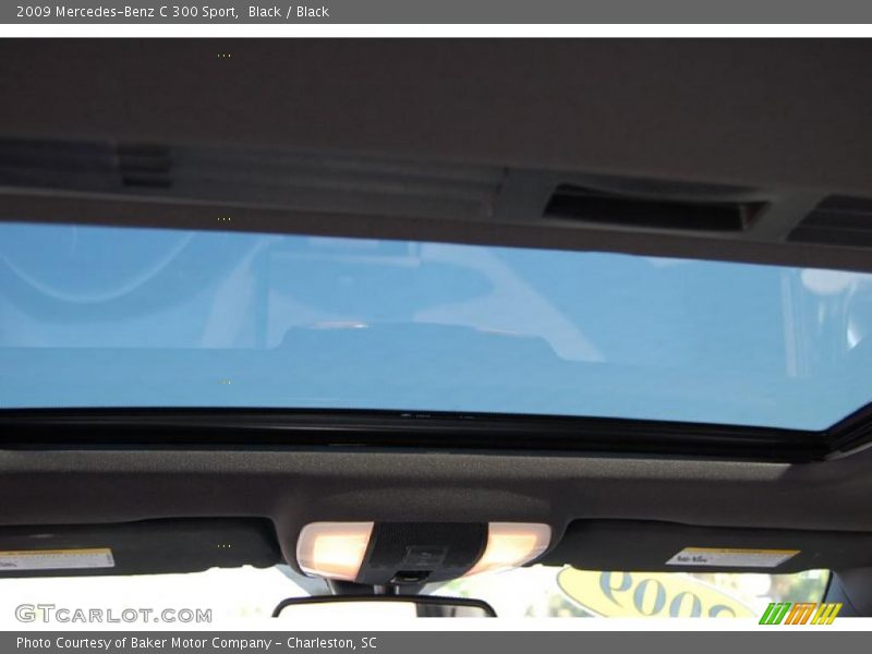 Black / Black 2009 Mercedes-Benz C 300 Sport