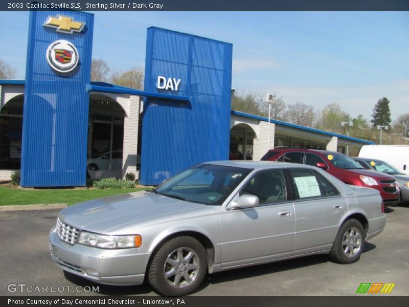 Sterling Silver / Dark Gray 2003 Cadillac Seville SLS