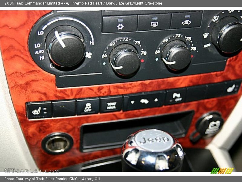 Inferno Red Pearl / Dark Slate Gray/Light Graystone 2006 Jeep Commander Limited 4x4
