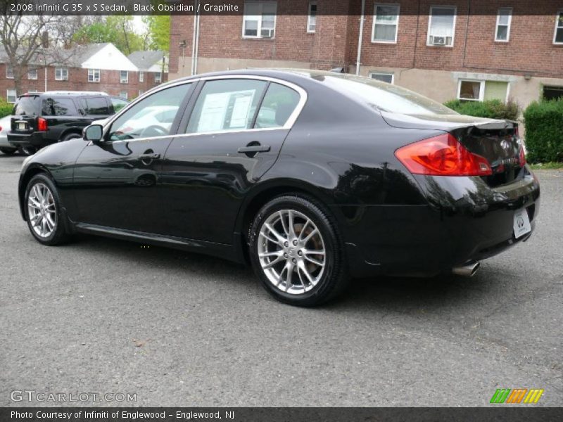 Black Obsidian / Graphite 2008 Infiniti G 35 x S Sedan