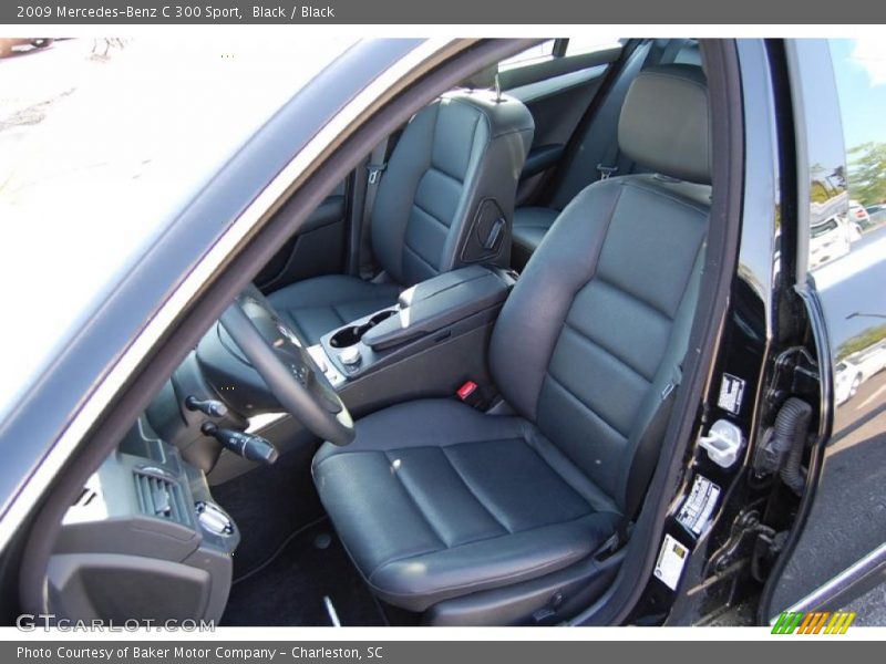 Black / Black 2009 Mercedes-Benz C 300 Sport