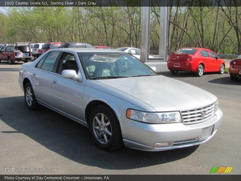 Sterling Silver / Dark Gray 2003 Cadillac Seville SLS