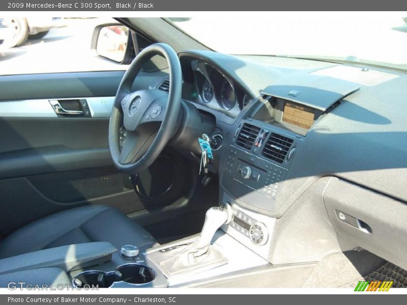 Black / Black 2009 Mercedes-Benz C 300 Sport