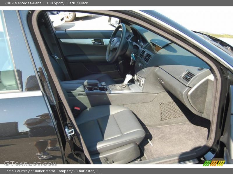 Black / Black 2009 Mercedes-Benz C 300 Sport