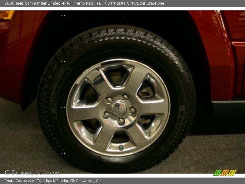 Inferno Red Pearl / Dark Slate Gray/Light Graystone 2006 Jeep Commander Limited 4x4