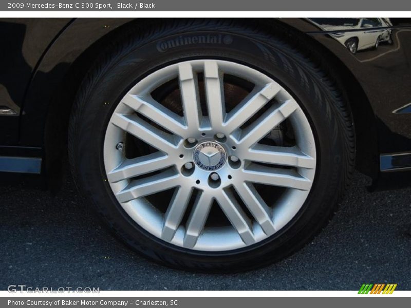 Black / Black 2009 Mercedes-Benz C 300 Sport