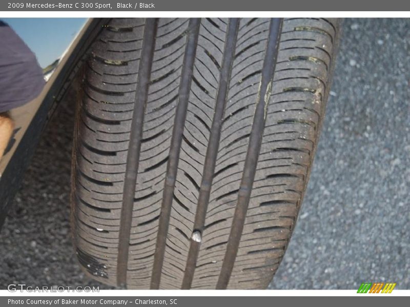 Black / Black 2009 Mercedes-Benz C 300 Sport