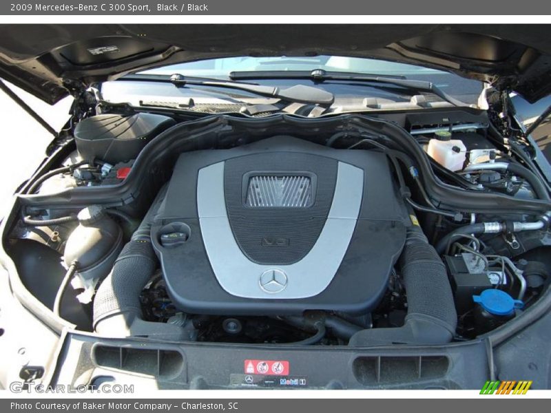 Black / Black 2009 Mercedes-Benz C 300 Sport