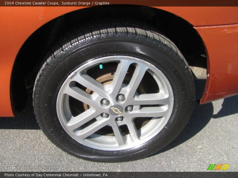 Sunburst Orange / Graphite 2004 Chevrolet Cavalier Coupe
