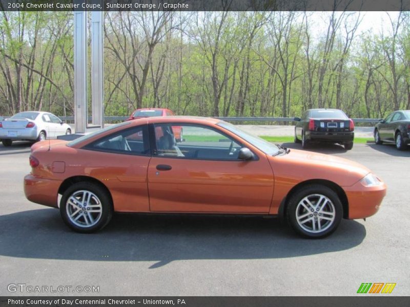 Sunburst Orange / Graphite 2004 Chevrolet Cavalier Coupe